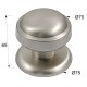DOOR KNOB NETTUNO / MAT NICKEL